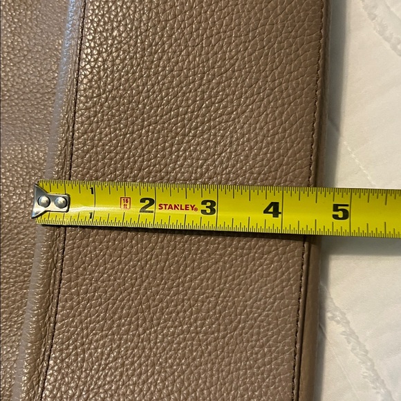 FOSSIL MIMI taupe pebble leather tote bag - Picture 8 of 10